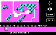 Wargame Construction Set for IBM PC/Compatibles - Editing the map.