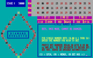 Vegas Games for IBM PC/Compatibles - Diamond Roulette: making a bet.