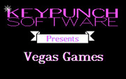 Vegas Games for IBM PC/Compatibles - Title screen.