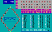 Vegas Games for IBM PC/Compatibles - Diamond Roulette: making a two number bet.