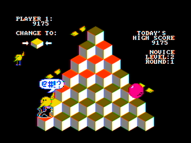 J-Bird IBM PC/Compatibles Screenshot: Ouch! Caught by the cat...