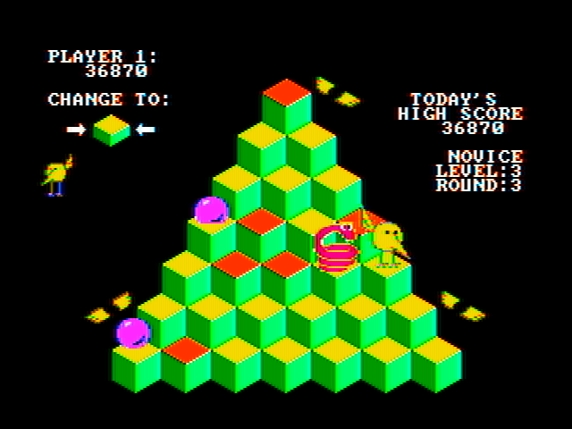 J-Bird IBM PC/Compatibles Screenshot: Snake in pursuit!