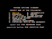 J-Bird for IBM PC/Compatibles - Additional game options.