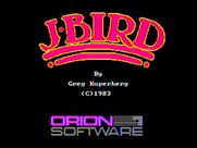 J-Bird for IBM PC/Compatibles - Title screen.