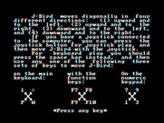 J-Bird for IBM PC/Compatibles - Game instructions, part 2.