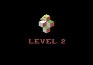 J-Bird for Commodore 64 - Level two; the J-Bird demonstrates the color pattern.