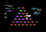 J-Bird for Commodore 64 - Ouch, I've been hit!