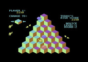 J-Bird for Commodore 64 - Careful, the large reddish pink ball will hatch into the snake!