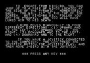 J-Bird for Apple II - Game instructions, part 2.