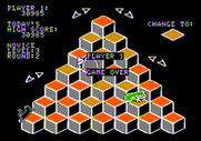 J-Bird for Apple II - Oops, game over...