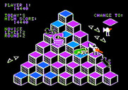 J-Bird for Apple II - On a collision course with a cat...that can't be good!