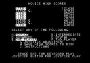 J-Bird for Apple II - The main menu.