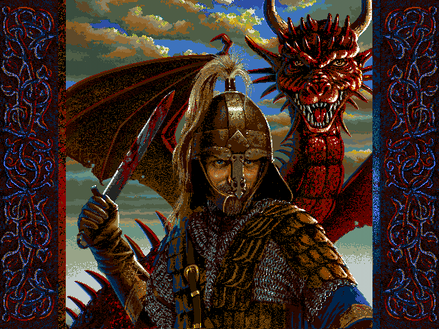 Warlords II IBM PC/Compatibles Screenshot: Introductory image.