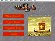 Warlords II for IBM PC/Compatibles - The main menu.