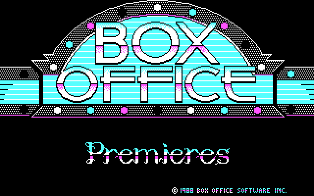 High Rollers IBM PC/Compatibles Screenshot: Title screen