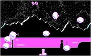 Astrotit for IBM PC/Compatibles - Gameplay on the first level.