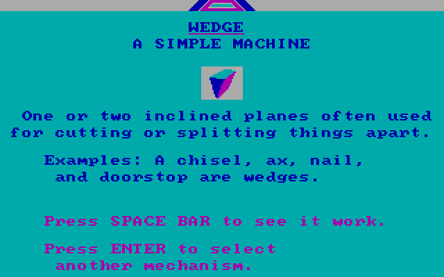 Creative Contraptions IBM PC/Compatibles Screenshot: Here's how this object works.