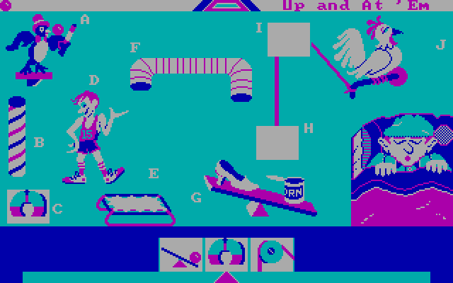 Creative Contraptions IBM PC/Compatibles Screenshot: One of the contraptions.