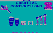Creative Contraptions for IBM PC/Compatibles - Title screen.