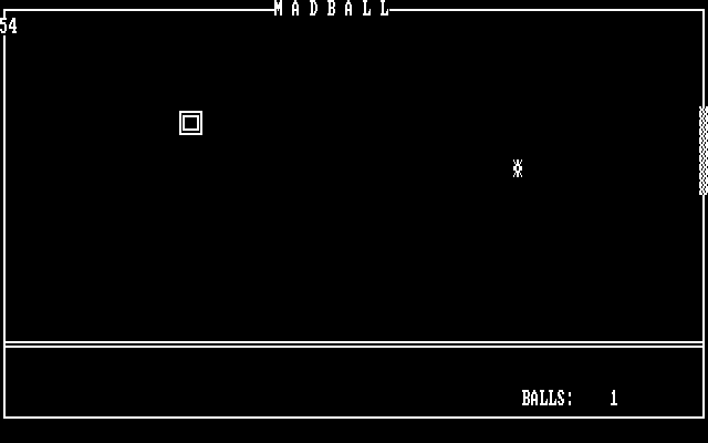 Madball IBM PC/Compatibles Screenshot: Starting a game.