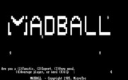 Madball for IBM PC/Compatibles - Title screen.