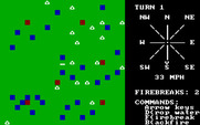Fire Fighter for IBM PC/Compatibles - Starting the game.
