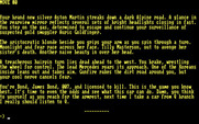 James Bond 007: Goldfinger for IBM PC/Compatibles - The game begins in the middle of a car chase...