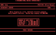 International Bridge Contractors for IBM PC/Compatibles - Made some money by uncovering a wooly mammoth skeleton!