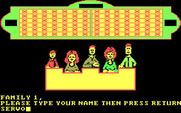 Family Feud for IBM PC/Compatibles - Please enter your name.