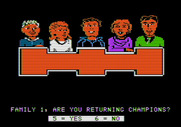 Family Feud for Apple II - Setting up the players.