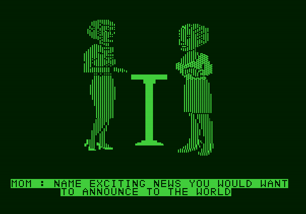 Family Feud Apple II Screenshot: Here's the next faceoff question...