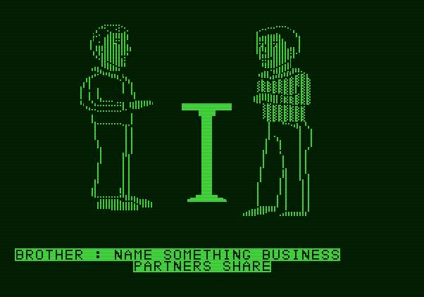 Family Feud Apple II Screenshot: On to the next question...