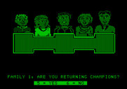 Family Feud for Apple II - Setting up the players.