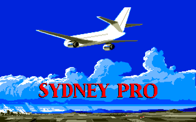 Advantage Tennis IBM PC/Compatibles Screenshot: Time to head to Sydney!