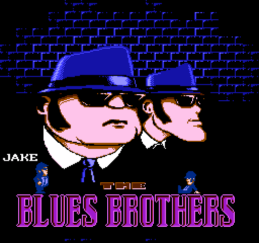 Blues Brothers, The NES / Famicom Screenshot: Title screen.