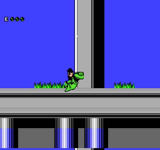 Blues Brothers, The NES / Famicom Screenshot: Riding on a fish!