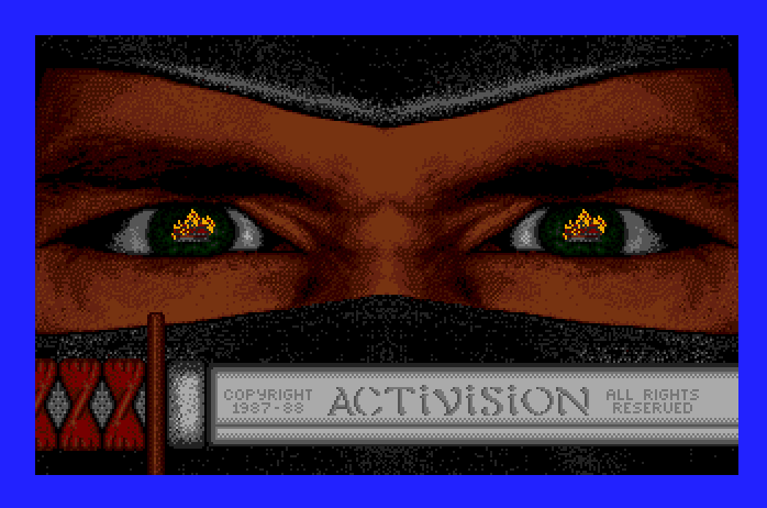 Last Ninja, The Apple IIgs Screenshot: Activision logo screen.