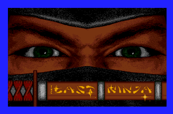 Last Ninja, The Apple IIgs Screenshot: Title screen.
