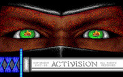 Last Ninja, The for IBM PC/Compatibles - The credits show along the bottom during the opening.