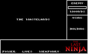Last Ninja, The for IBM PC/Compatibles - Game start in the wastelands.
