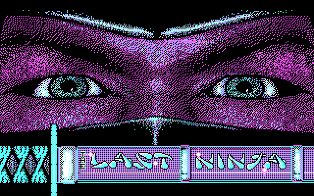 Last Ninja, The IBM PC/Compatibles Screenshot: Title screen.