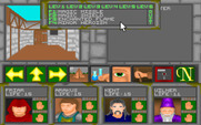 Ancients 1: Death Watch for IBM PC/Compatibles - The magic menu.