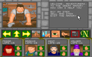 Ancients 1: Death Watch for IBM PC/Compatibles - Be sure to buy some weapons for your adventure.