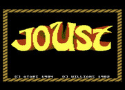 Joust for Atari 7800 - Title screen.