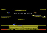 Joust for Atari 7800 - Game over.