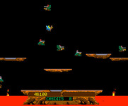 Joust for Arcade - Some rounds have fewer platforms in your way...