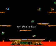 Joust for Arcade - Game over.