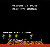 Joust for NES / Famicom - Game demonstration.