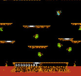 Joust for NES / Famicom - The buzzards are increasing in numbers...
