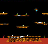 Joust for NES / Famicom - On an egg wave all of your opponents begin as eggs.